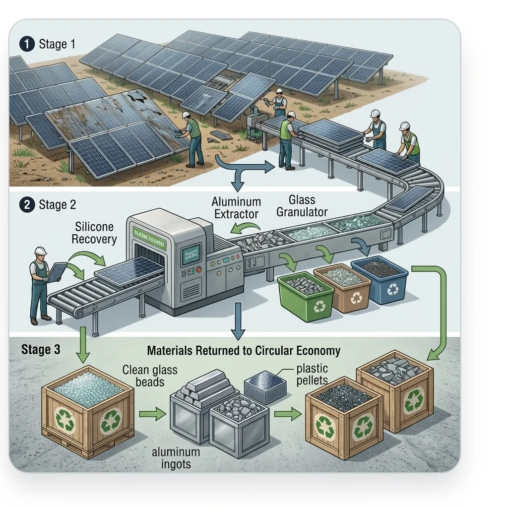 Benefits of Sustainable Solar Recycling