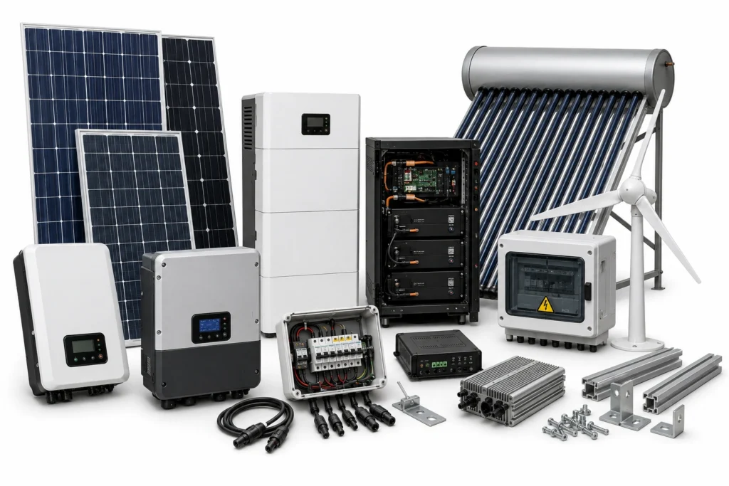 Solar Energy Systems and Renewable Energy Components