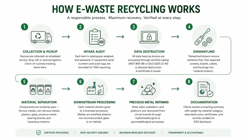 How E-Waste Recycling Works
