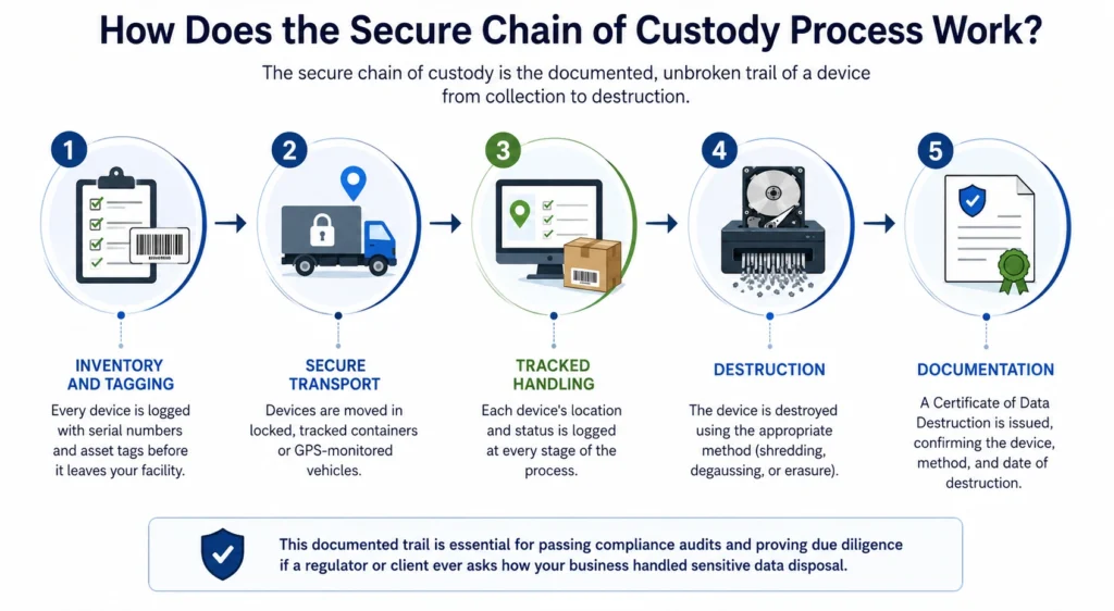 How Does the Secure Chain of Custody Process Work?